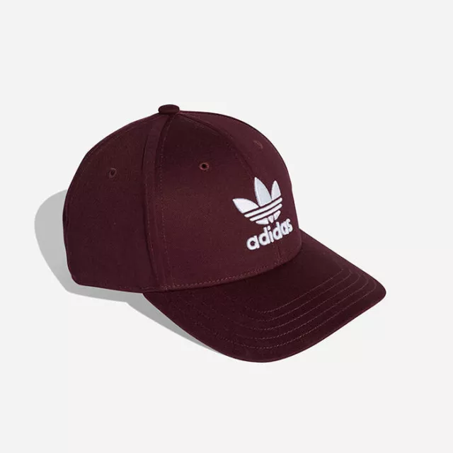 CAPPELLO CON VISIERA ADIDAS BERRETTO dv0175 ROSSO BORDEUAX BASEBALL ORIGINALE