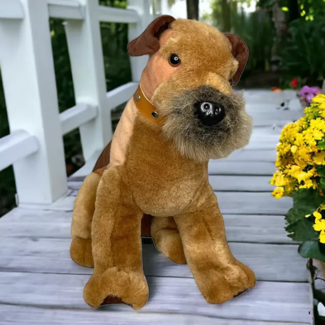 Airedale Terrier Plush Stuffed Animal SKM Enterprises Doll Companion Dog