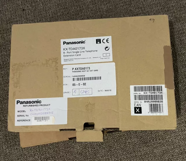 Panasonic KX-TDA0173 8 Port Single Line Telephone Extension SLC8 KX-TDA0173X