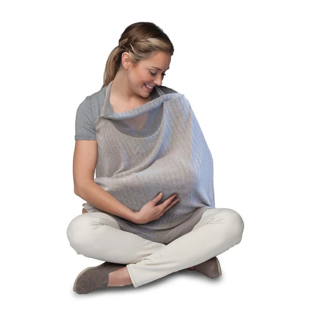 Boppy Infinity Allaitement Écharpe (Gris) Écharpe pour Allaitement N'Importe Ou