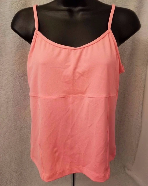 Athletic Works Shirt Blouse Tank Top Size L Womens Orange