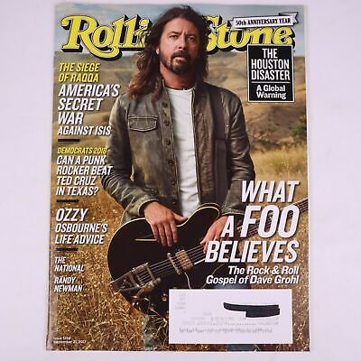 Rolling Stone Magazine September 21 2017 What A Foo Believes Dave Grohl