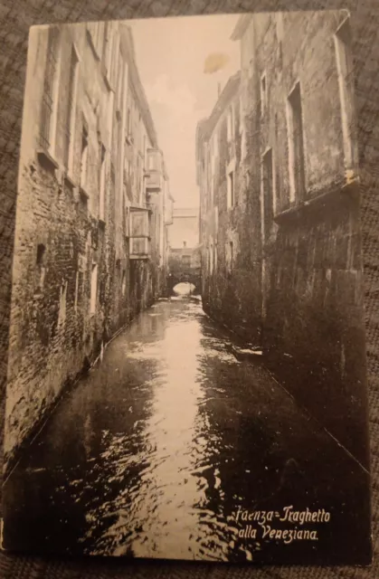 Faenza RAVENNA Traghetto Alla Veneziana 1908 Rara