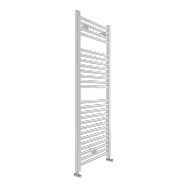 Towel Radiator Towel Rail H840mm x W650mm White Lazzarini Clearance Stock UK