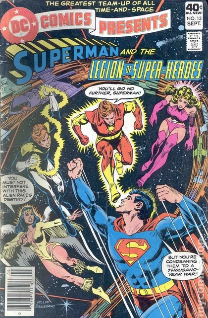 DC Comics Presents #13 VG/FN 5.0 1979 DC Stock Image Low Grade