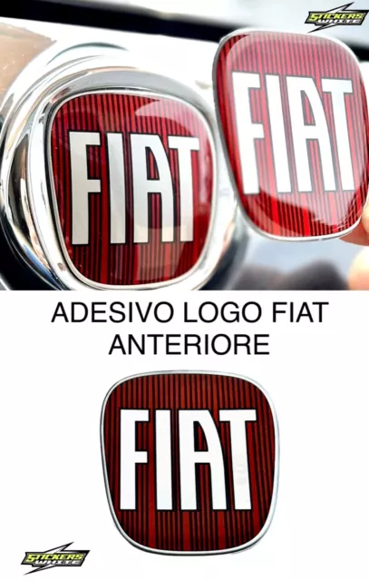 Adesivo Logo Fiat Punto Evo Emblema 3M Stemma Fregio 3D Anteriore Resinato