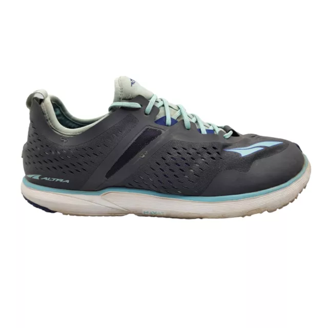 Altra Womens 8.5 Grey Blue Kayenta Road Running Shoe Performance Trainer Max LT