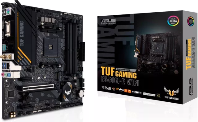 ASUS TUF Gaming B550M-E WIFI Mainboard AMD Ryzen B550 Sockel AM4 µATX M.2