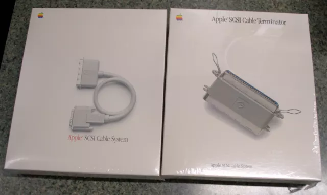 Apple SCSI Cable System w/Terminator New in Box #2 - ships worldwide!