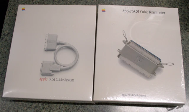 Apple SCSI Cable System w/Terminator New in Box - ships worldwide!