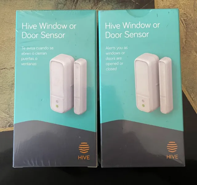 LOT OF 2 Hive Window or Door Motion Sensor Smart Home Indoor NIB