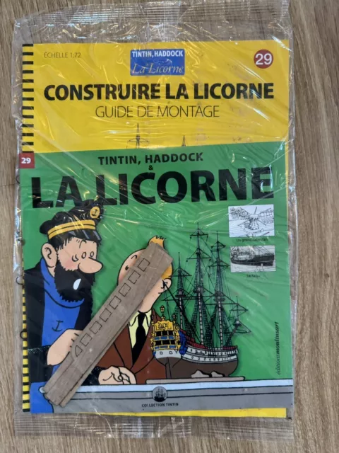 Tintin Construire la Licorne n° 29 Maquette Herge Hachette