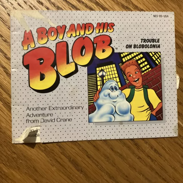 nintendo nes a boy and his blob manual Only