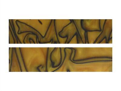 Volteadores's Molino Oro Líquido Acrílico Abstracto Kirinite cuchillo escalas, 150x38x6mm