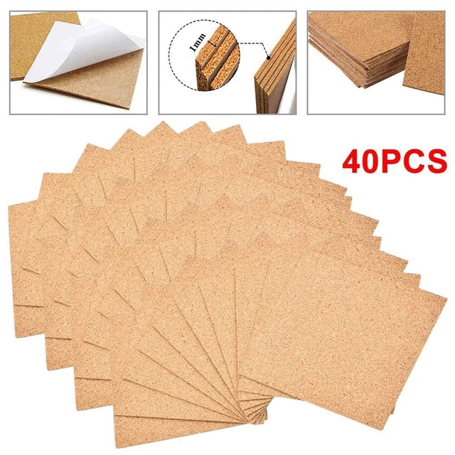 Rouleau Liège Autocollant BENECREAT 300x600mm - Épaisseur 3mm | Idéal Bricolage Et Décoration