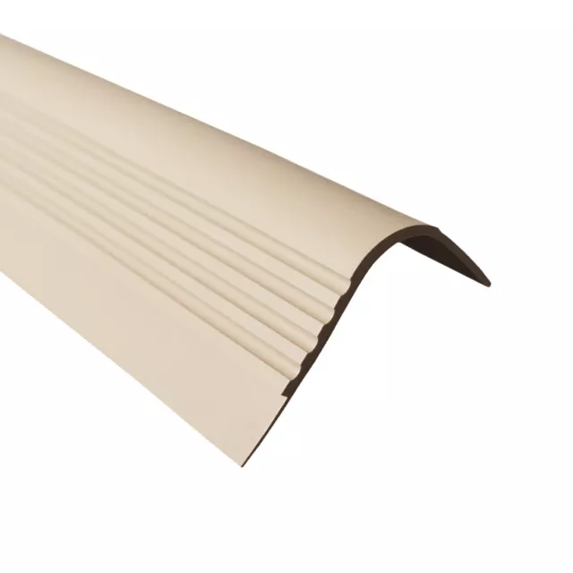 Nez de marche 1,5M Profilé d'angle PVC 40x42mm antidérapant Cornière