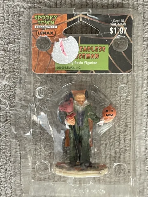 Lemax spooky town collection The headless horseman 2000 #02382 new retired 2014