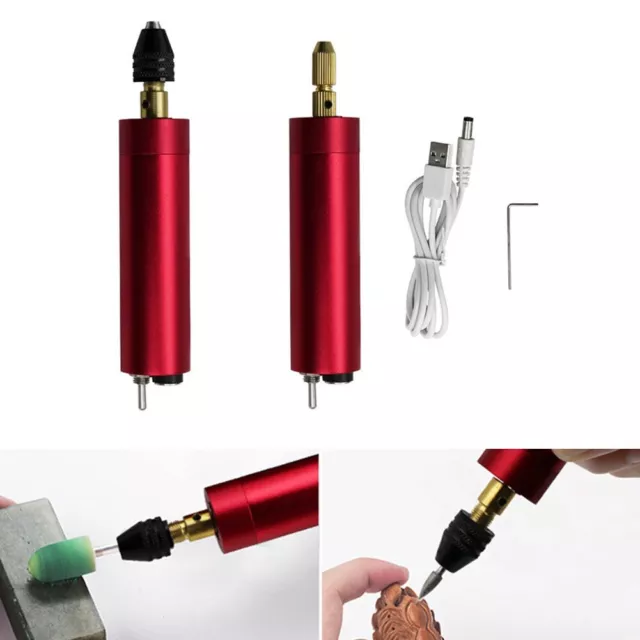 Kleine USB Mini Elektrischer Gravierstift Handbohrer für Gravur und Polieren