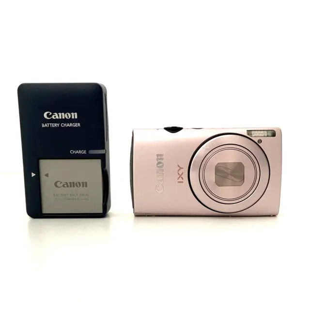 [Near Mint] Canon IXY 600F Pink 12.1 MP 8x Zoom Compact Digital Camera Japan