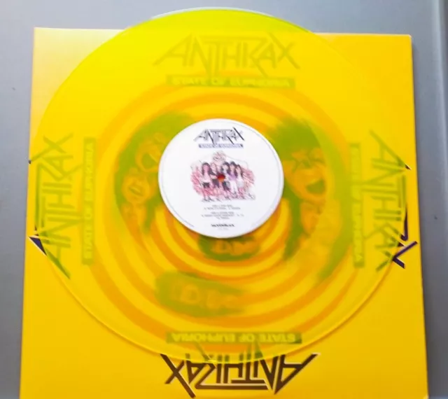 ANTHRAX - State Of Euphoria *2LP*  LIMITED YELLOW VINYL, LIMITED EDITION