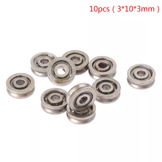 10 pz Cuscinetto Miniatura Acciaio al Carbonio V623 Cuscinetto Tracciabile Puleggia Orso*UL