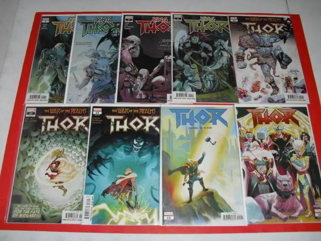 Lot of 9 King Thor 1-4 + 12-16 all VF/NM! Marvel 2019 series set run 2 3 13 14