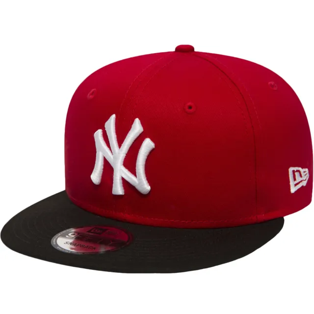 New Era New York Yankees Cotton 9FIFTY Adjustable Snapback Cap Hat - Red