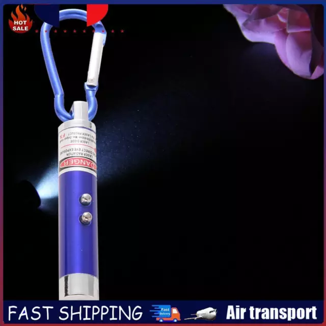 3-in-1 Laser Pointer High Power Mini 2LED Pocket Laser Torches 650nm for Camping