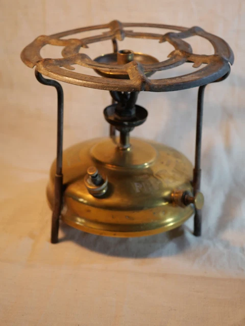 Ancien Réchaud à Pétrole Double Flamme Le Gaulois AB – Lyon, Métal, Pour Collection/réparation