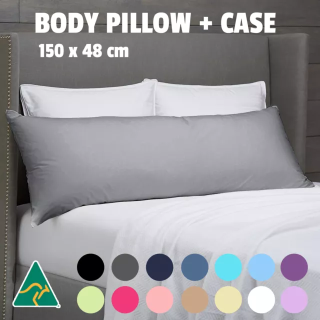 Aus Made Body Pillow Long Full Maternity Pregnancy Support + Body Pillowcase