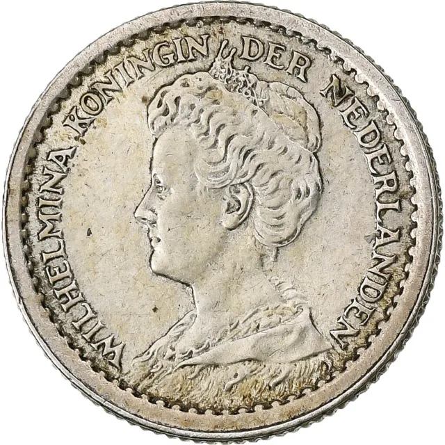 [#1047994] Pays-Bas, Wilhelmina I, 10 Cents, 1917, Argent, TTB, KM:145