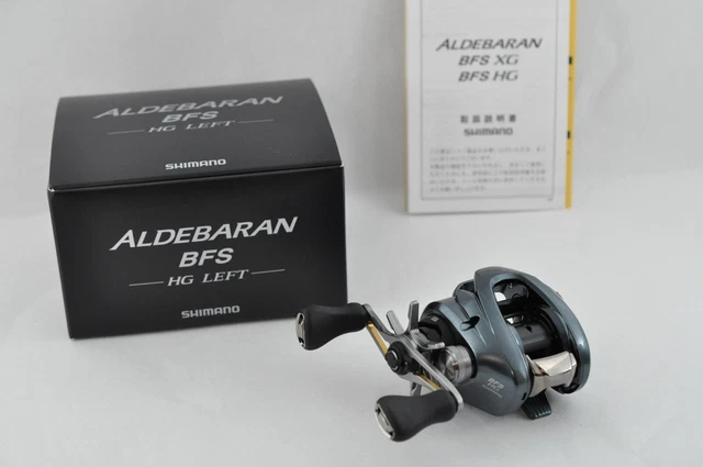 SHIMANO - アデルバラン BFS XG LEFT HANDLE SHIMANO Low Profile Baitcasting Lefthanded Reel ALDEBARAN
