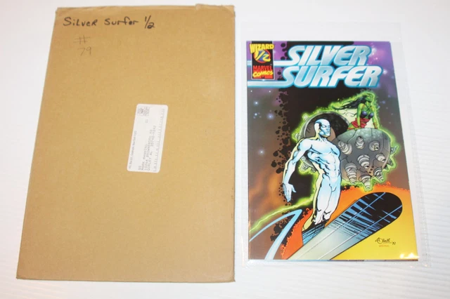 Silver Surfer #1/2 - Wizard Mail Away #79 Marvel 1997 w/ COA & Original Mailer