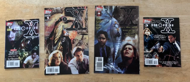 X-Files Topps Comic Book Lot # 38 Annual #1 X-Files Digest # 1, 3 Vintage Nm/Mt