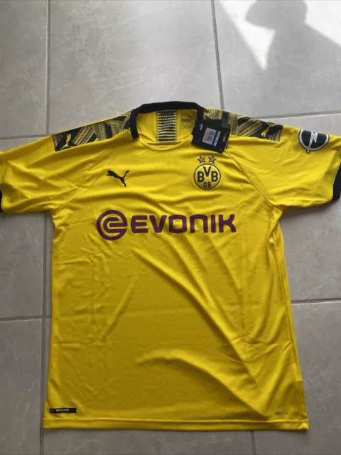 puma borussia dortmund BVB  Cyber  Soccer Team  Jersey NWT Mens Size XL