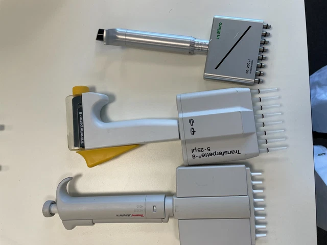 multi channel pipette, thermo, tranferpipette, in micro