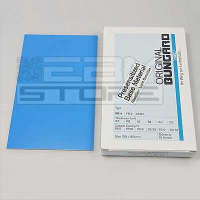 Altro Basetta presensibilizzata pcb in vetronite singola mono faccia 35um 100x160 mm 
