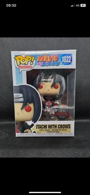 Funko Pop Naruto Shippuden Itachi Avec Corbeaux #1022 - Authentique, Occasion