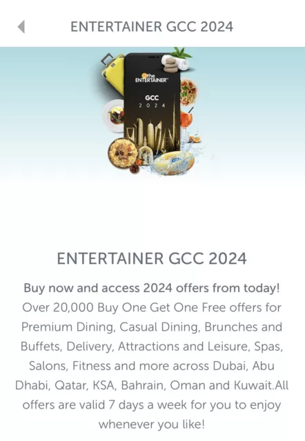 Oman 🇴🇲 Entertainer GCC 2024 - 7 Day Rental