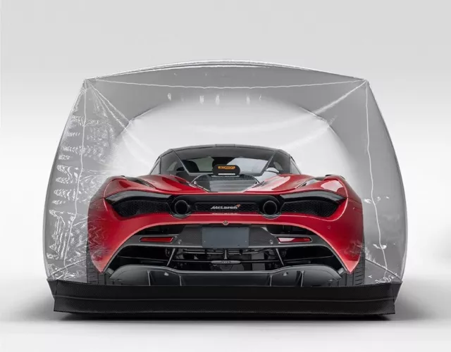 Amazon Protection Car Cover McLaren 720S Gonfiabile Capsule Car Bubble Cover 3