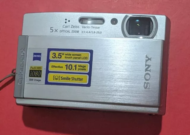 Sony Cyber-shot DSC-T300 10.1MP Digitalkamera in Silber