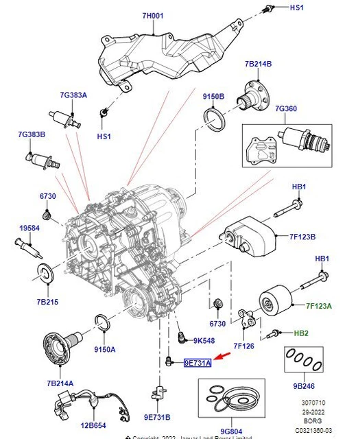 LAND ROVER DEFENDER L663 Range Change Detent Sensor LR160885 NEW