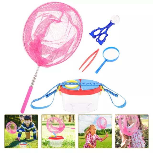 Plastic Insect Set Child Outdoor Kids Exploration Tools Magnifying Glass