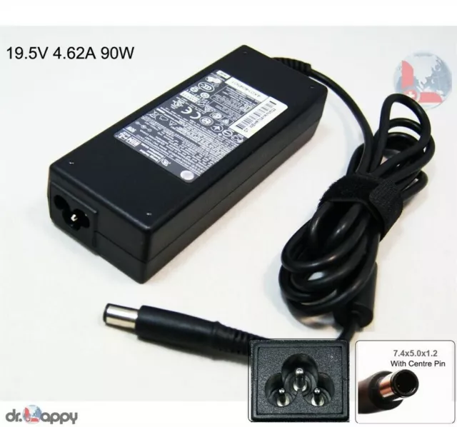 90W AC Adapter Power Charger for HP Pavilion 24-b010a AiO 23-q105nf 7.4mm