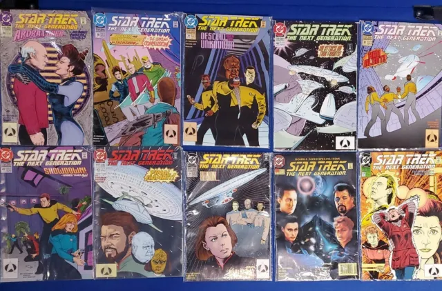 Star Trek The Next Generation DC Comics  1992 -1993 Lot of 10 (B2)