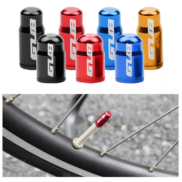 2x Bouchon de Valve Vélo Presta Schrader Valve Caps Pneu De Vélo Tige Buse