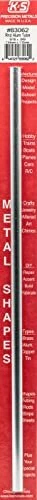 K&S 83062 Round Aluminum Tube, 5/16" OD x 0.049" Wall x 12" Long, 1 Piece