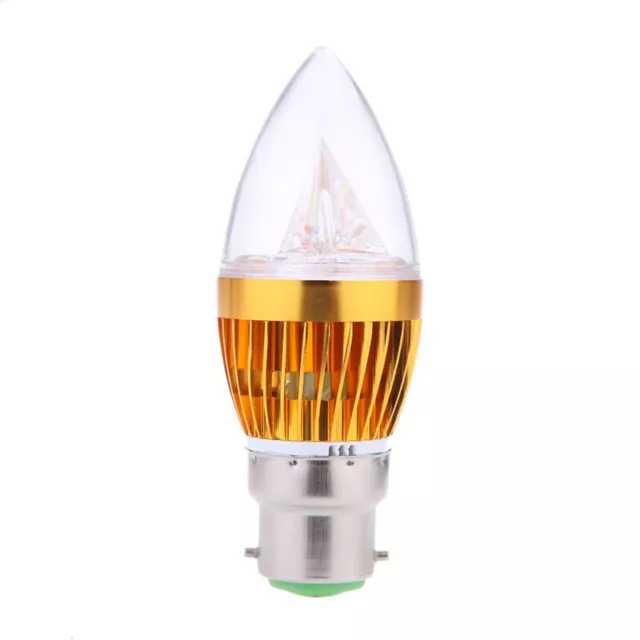 B22 3W LED Gluehbirne Kerzenlicht Kronleuchter Lampe Scheinwerfer Hohe Lei1580