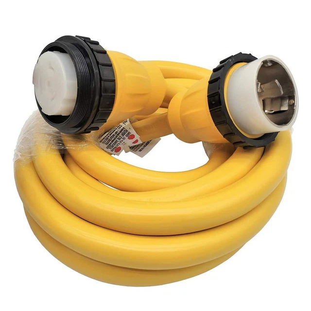 MARINE SHORE POWER / Generator 3prong 50A 125V NEMA SS150 Extension