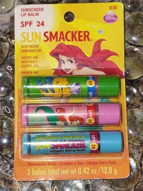 Bonne Bell Sun Smacker #836 Ariel(Little Mermaid) Limited Edition New/Htf